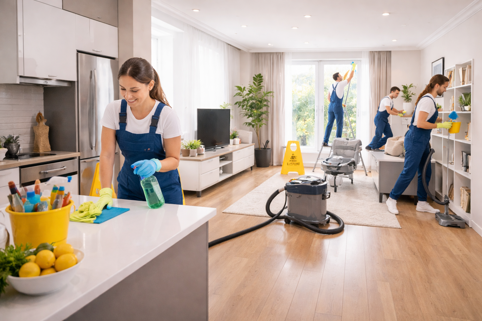Full home cleaning