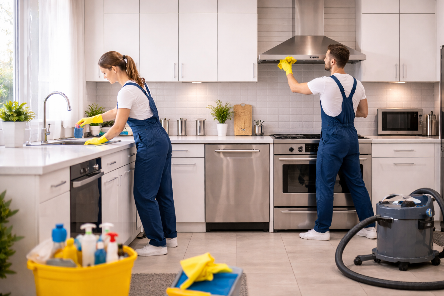 Kitchen deep cleaning