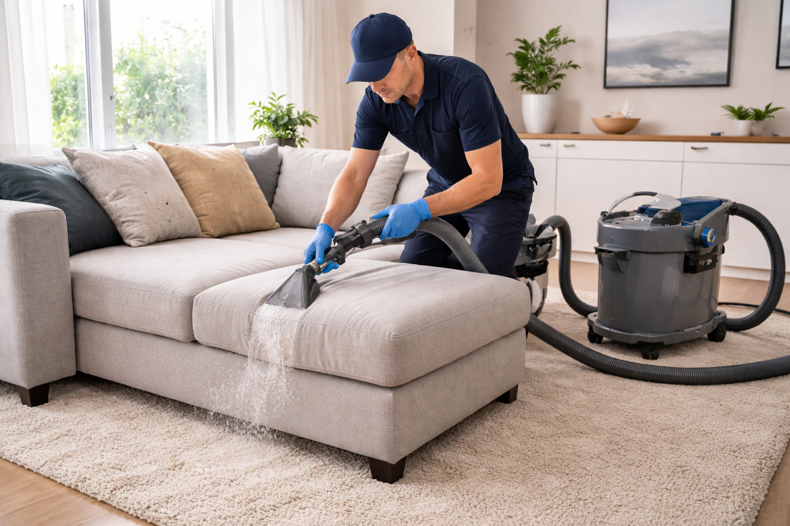 Sofa deep cleaning